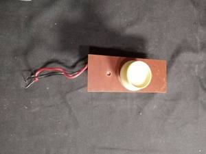 lot 50331 image: Wired Doorbell Push Button with Mounting Plate