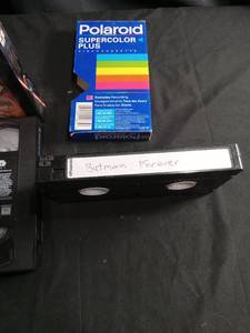 lot 5728 image: VHS Movie Collection Including Star Wars Episode I and Batman Forever