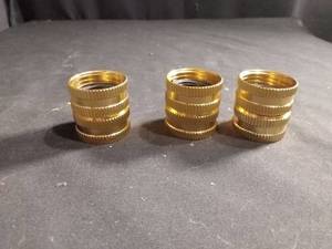 lot 6002 image: Wowoda 3 Pack 34 Inch Brass Female Hose Connector Adapters