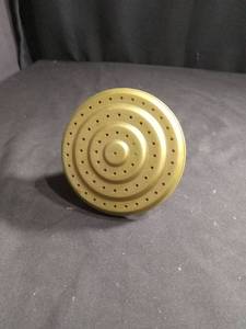 lot 6004 image: Gold Tone Fixed Shower Head