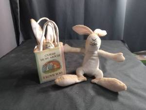 lot 50466 image: Guess How Much I Love You Plush Bunny with Gift Bag