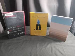 lot 5777 image: Love Wins and The Blue Parakeet Religious Book Lot
