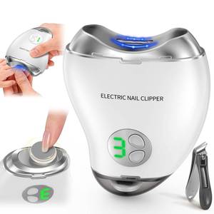 lot 7273 image: 2026 Upgrade 2-in-1 Electric Nail Clipper & Filer, Baby Nail Trimmer with LED Light 3-Speed Quiet (