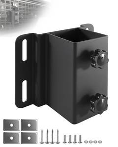 lot 7274 image: Hitch Holder Truck Bed Storage Bracket, 2 Inch Trailer Hitch Mount Organizer Compatible with Molle Panel, Heavy Duty Metal Hitch Storage Rack Holds 200 lbs for Pickup, Garage, RV