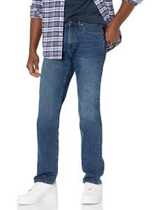 lot 7307 image: Amazon Essentials Mens Straight-Fit Stretch Jean - Discontinued Colors, Vintage Wash, 36W x 34L