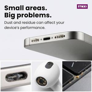 lot 7365 image: STIKKI Cleaning Putty for Electronics Earbud &amp Phone Cleaning Kit with Precision Tools Cleaner Kit &amp Charging Port Cleaning Compatible with iPhone &amp AirPod Device Maintenance and Repair Kit