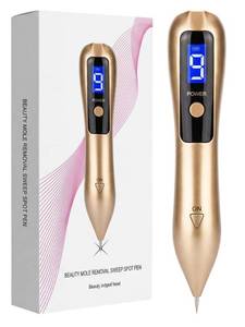 lot 7454 image: USB Rechargeable Skin Tag Remover Pen - 9-Speed Professional Mole Wart Removal Tool, LCD Display & Safety Lock, Painless Spot Remover for Face Body