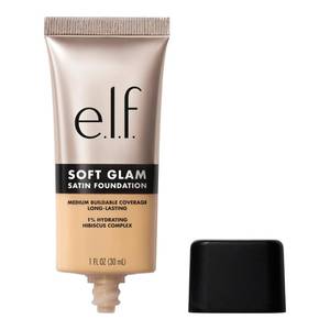 lot 7458 image: e.l.f. Soft Glam Foundation, Medium Coverage, Long-Lasting & Buildable Foundation For A Smooth, Satin Finish, Vegan & Cruelty-Free, 24 Light Warm