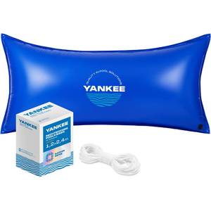 lot 7467 image: Yankee 4x8 Pool Pillow for Above Ground Pools, Pool Pillow for Closing Winter, Extra Durable 0.4 mm PVC (27 Gauge), Winter Pool Pillow