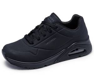 lot 7481 image: Skechers Womens Uno Sr 108021, Black, 10