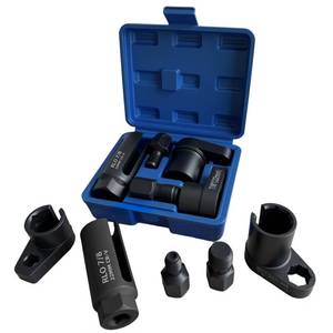 lot 7491 image: GIroiyai 5PCS Oxygen Sensor Wrench & Thread Repair Kit, Offset Low Profile O2 Sensor Socket Set with Thread Chasers, Chrome Vanadium Steel Automotive Tool for Removal and Installation