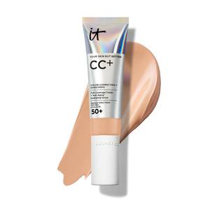 lot 7504 image: IT Cosmetics CC Cream (Neutral Medium) - Natural Full Coverage Foundation With SPF 50, Color Corrector & Anti-Aging Hydrating Serum, Hyaluronic Acid  Peptides, Lightweight - 1.08 fl oz
