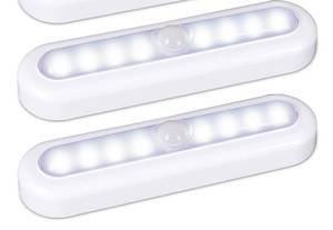 lot 7505 image: STAR-SPANGLED 2 Pack 7 Motion Sensor Lights Indoor Battery Operated, Stick on LED Light for Closet, Stairs, Under Cabinet, Cool White