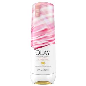 lot 7655 image: Olay Body Wash for Women, Indulgent Moisture, 24hr Moisturizing & Nourishing Formula, Infused with Vitamin B3 Complex, Luxurious Fragrances, Rose & Cherry Creme Scent, 20 fl oz