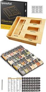 lot 10 image: $47 SpaceAid Bag Storage Organizer(1 Box, 4 Slots)