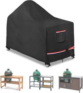 lot 23 image: $46 Big Green Egg 60-Inch Grill Table Cover, Water