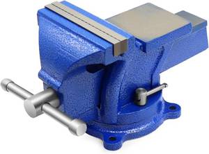 lot 31 image: Nakkaa 4 Bench Vise - Ductile Cast Iron, 360 Swivel Locking Base