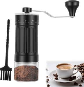 lot 47 image: Manual Coffee Grinder with Conical Burr, 40 Settings, 30g Capacity