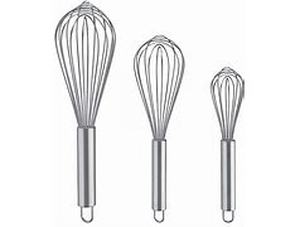 lot 53 image: Whisks for Cooking, 3 Pack Stainless Steel Whisk for Blending, Whisking, Beating and Stirring, Enhanced Version Balloon Wire Whisk Set, 81012