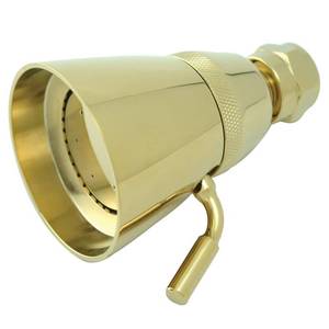 lot 8348 image: Kingston Brass K133A2 Designer Trimscape Showerscape 2-14-Inch Shower Head, Polished Brass