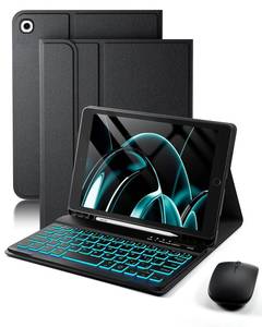lot 8397 image: SAMTUNK for iPad mini 5 (2019) & Mini 4 (2015) Case with Keyboard for iPad mini 5th 4th Generation 7.9 - 7 Colors Backlit Keyboard Case - Built in Pencil Holder with Mouse - Black