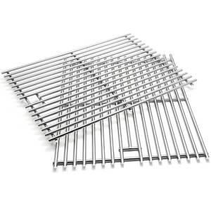 lot 8419 image: Grill Grates Replacement 17 Inch for Nexgrill 4 Burner 720-0830H, 720-0783E, 720-0830X, 5 Burner 720-0888N, 720-0888, 720-0888S, Charbroil 463344015, 463449914, Stainless Steel BBQ Cooking Grates.