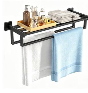 lot 8490 image: Towel Racks for Bathroom Wall Mounted, 24 Inch single Towel Bar