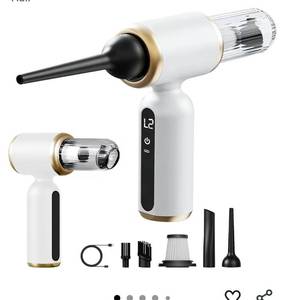 lot 8499 image: 2 in 1 Handheld Car Vacuum Portable Cordless