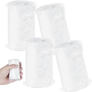 lot 8620 image: 4 Packs Packable Camp Toilet Tissue Soft Travel Toilet Paper - Coreless Travel Size Toilet Paper for Camping Hiking Outdoors