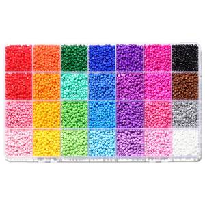 lot 8630 image: Ywmimn 28 Colors 3mm Seed Beads, 7200PCS Glass Seed Beads Kit for Jewelry Making, Craft and Bracelet Making