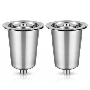 lot 8649 image: Reusable Filter Cup for Cuisinart (Stainless Steel - 2 Pack)