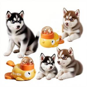 lot 8652 image: Valentine Day for dog&Cat,Smart Overeating Duck pet feeder Fun and Educational Toy,Universal Interactive Training Device for Cats and Dogs,Cute Duck Design,Slow Eating,Intellectual Development
