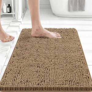 lot 8667 image: Bcoimo Bathroom Rugs 24x17, Bath Mats for Bathroom Non Slip with Rubber Backing,High Absorbent Microfiber Bath Rugs Quick Drying, Machine Washable, Durable Decor