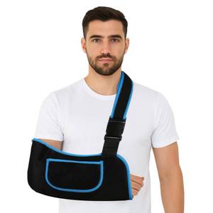 lot 8680 image: Arm Sling, Lightweight & Breathable Medical Sling with Adjustable Shoulder Strap, Shoulder Mesh Immobilizer Slings for Elbow InjuryTorn Rotator CuffWrist InjurySurgery, Right or Left, Women or Men