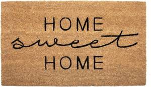 lot 912 image: NIKKY HOME Coir Doormat Non Slip Front Door Mat - 17x30