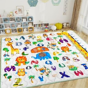 lot 919 image: Baby Gyms Playmats for Playpen - Boho Rainbow, Thick Soft Foam, 71x59