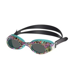 lot 935 image: Speedo Kids Glide Printed Swim Goggles - Black Multi Ages 3-6