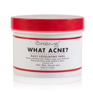 lot 954 image: The Creme Shop What Acne Daily Exfoliating Pads