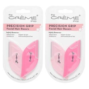 lot 963 image: Cr me Shop Precision Grip Facial Hair Razors Dermaplaning Tool 1package