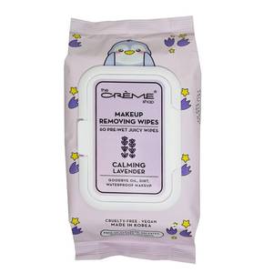lot 994 image: The Crme Shop Juicy Makeup Remover Wipes with Lavender (60 Pre-Wet)