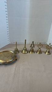 lot 1001 image: Brass bells and lift