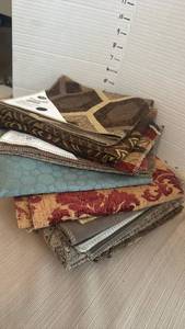 lot 1136 image: Upholstery fabric swatches