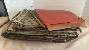 lot 1138 image: Upholstery fabric swatches