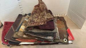 lot 1141 image: Upholstery fabric swatches