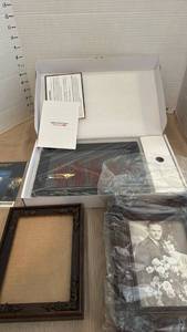 lot 1172 image: Digital Picture Frame Model 102K with Ornate Photo Frames and HP Photo Paper Bundle