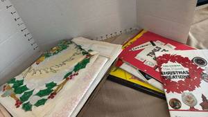 lot 1189 image: Tri-Chem Liquid Embroidery Craft Lot with Booklets and Transfer Patterns