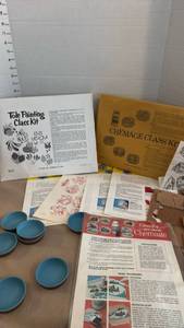 lot 1190 image: Tri-Chem Tole Painting & Chemage Class Kit Set