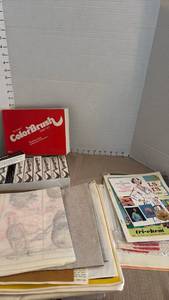 lot 1192 image: Tri-Chem ColorBrush Paint Kit with Liquid Embroidery Supplies and Pattern Lot