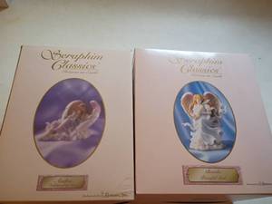 lot 1300 image: Seraphim Classics Heaven on Earth Figurines   Audra. Embraced by Love.   Brooke.  Peaceful Soul