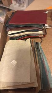 lot 2136 image: Upholstery fabric swatches